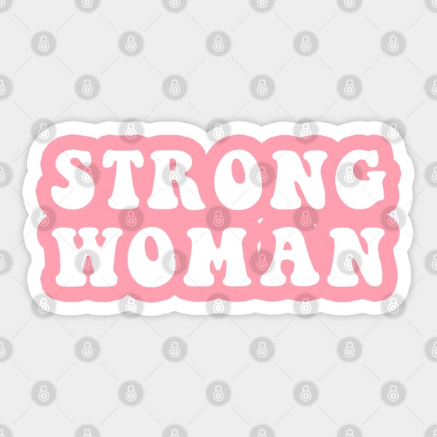 Strong Woman Sticker by CityNoir